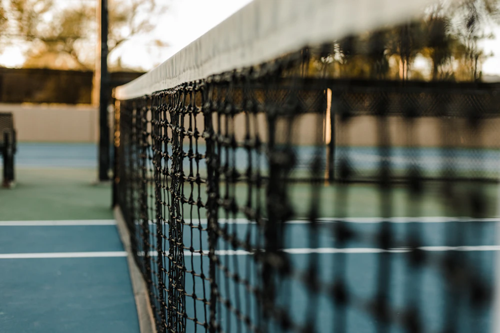 The net across a court