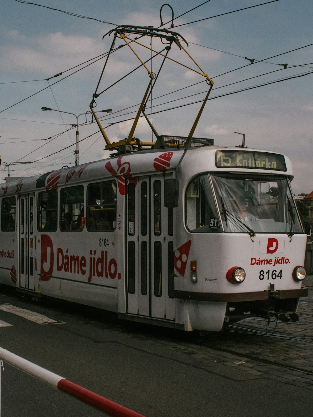 white and brown train