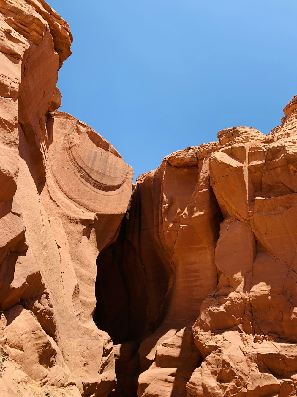 brown rock formation