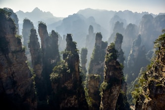 gray rock formations