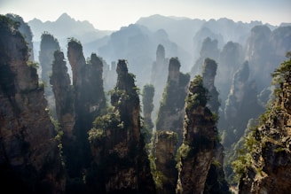 gray rock formations