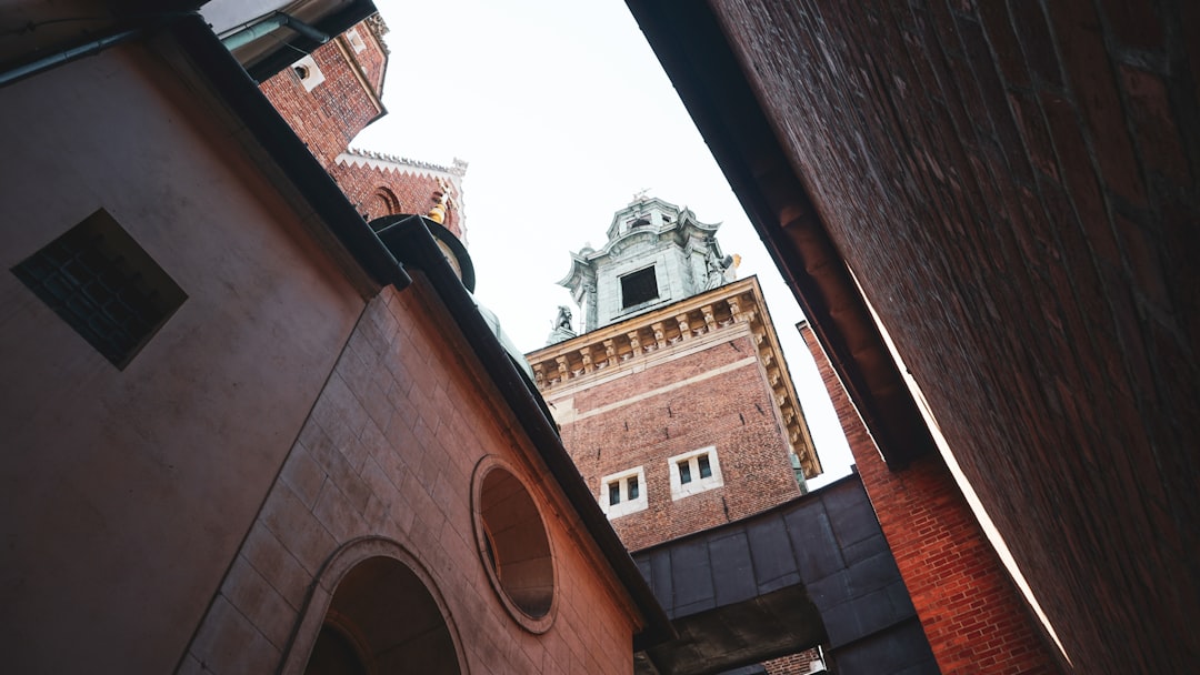 red brick building low angle photo