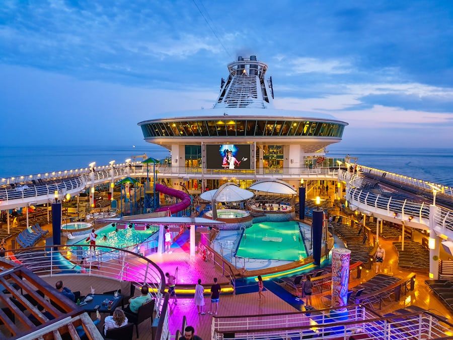 The deck of a Royal Caribbean ship (Miguel Ángel Sanz via Unsplash)