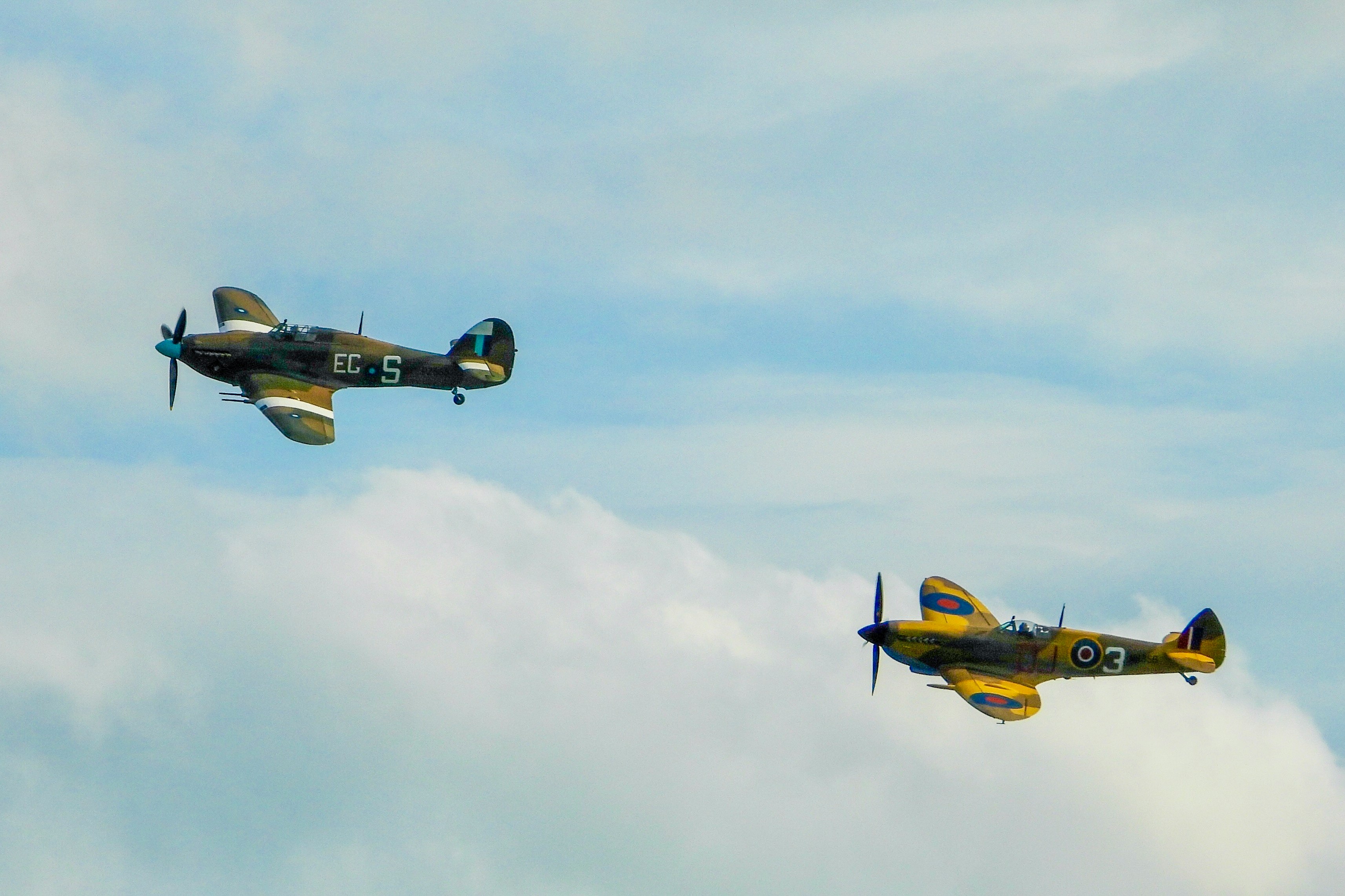 yellow and gray monoplane