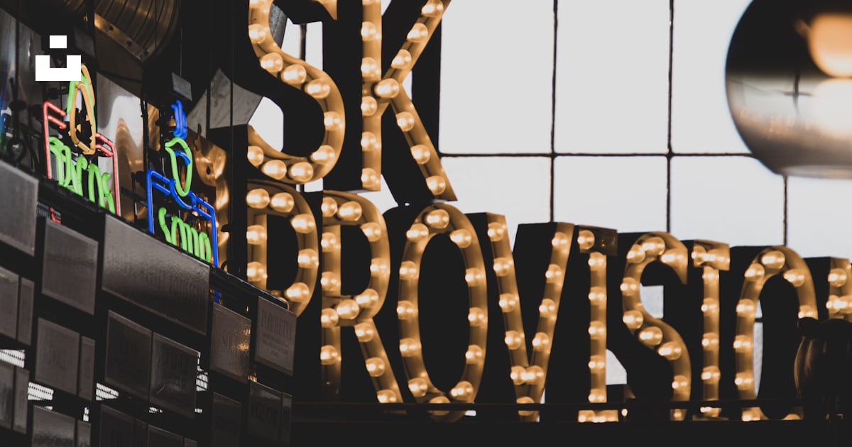 SK Provision LED signage photo – Free Brown Image on Unsplash