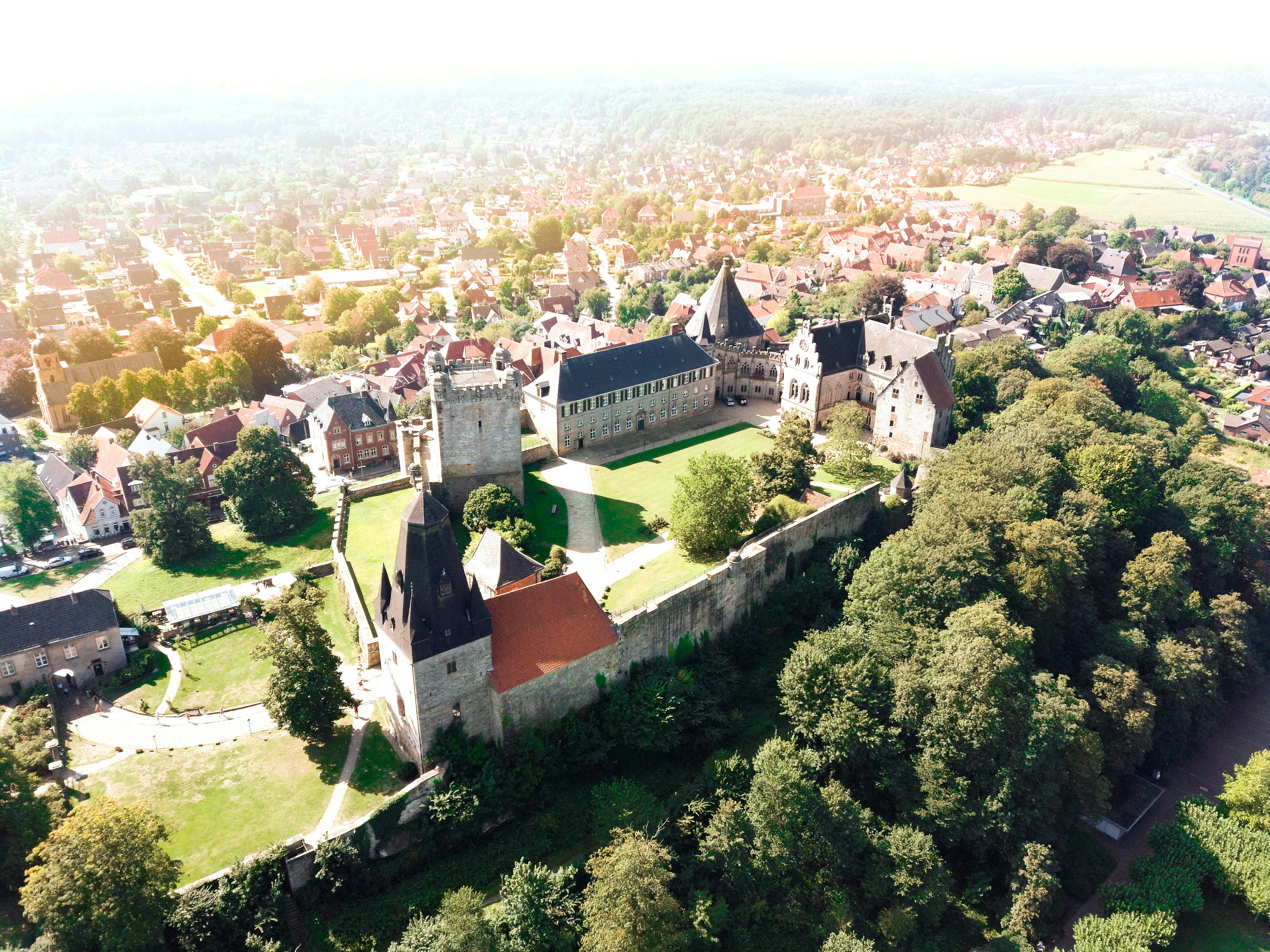 Drone photo of Castle