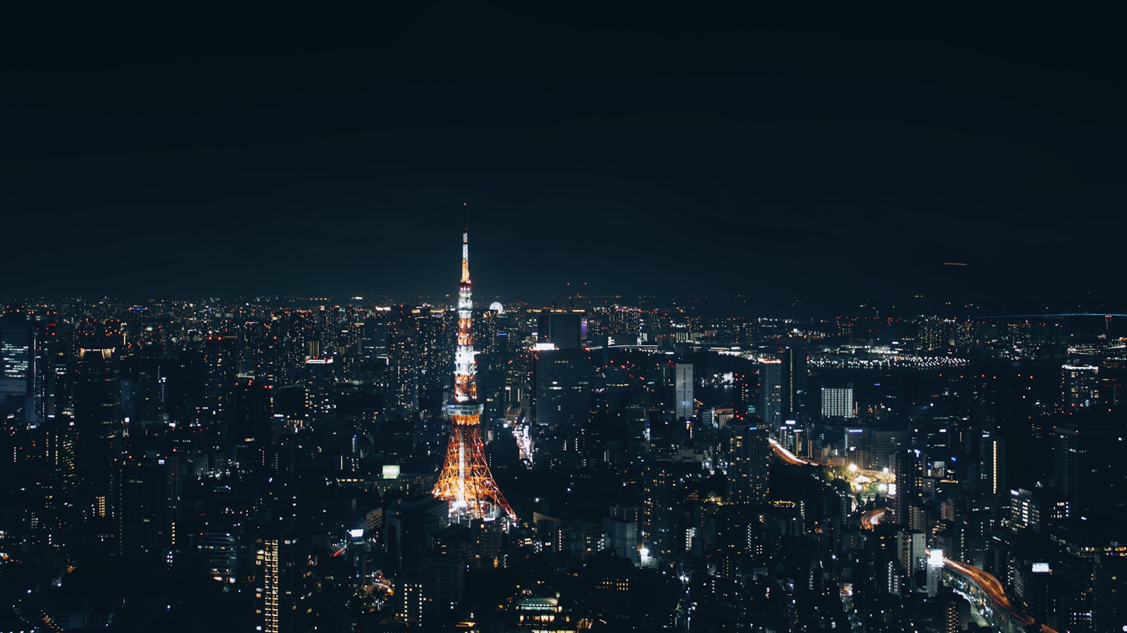 high-angle photography of buildings in dim light