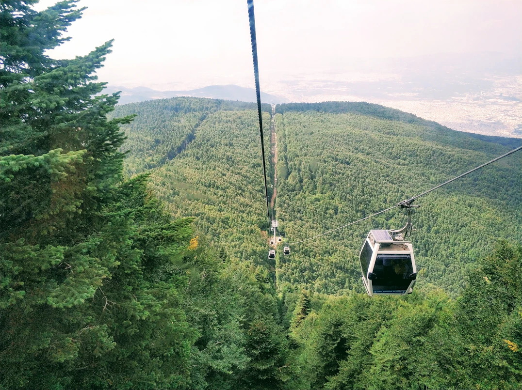 Green Anatolian landscape between Bursa and Lake Iznik