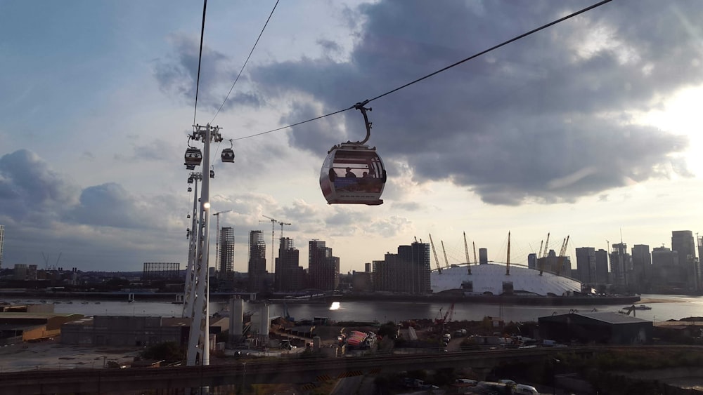 people inside cable car