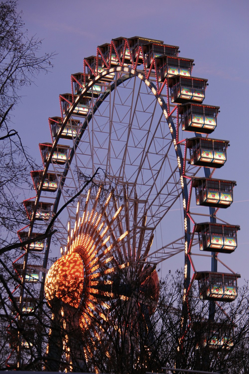 yellow and white Ferri's Wheel