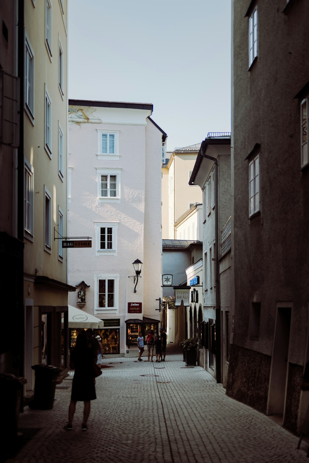 people walking on the street