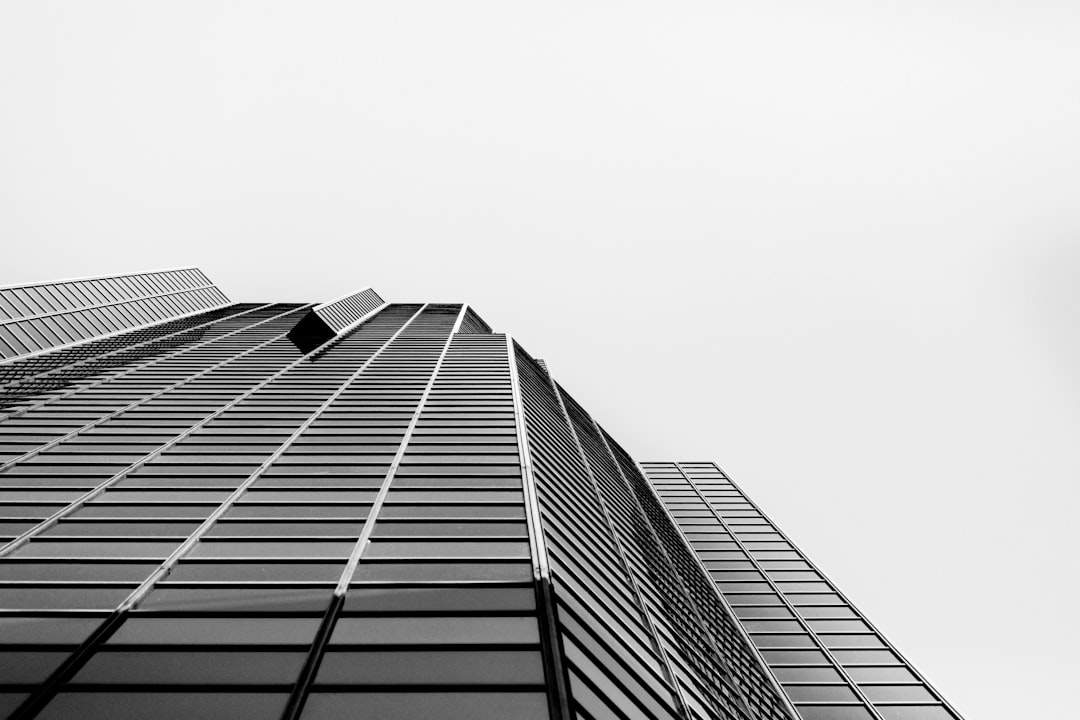 close-up photography of high-rise building