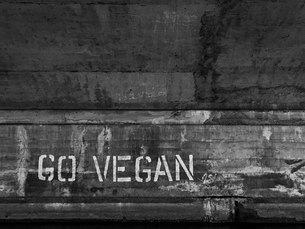 go vegan text