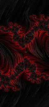 red and black artwork