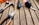assorted-type carpentry tools on brown surface