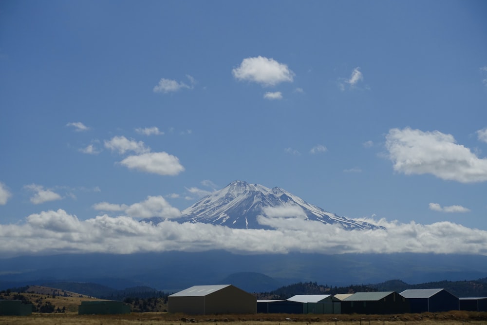 snow capped mountain