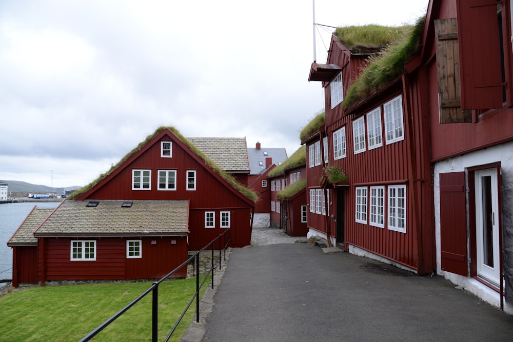 red concrete buildings during daytime