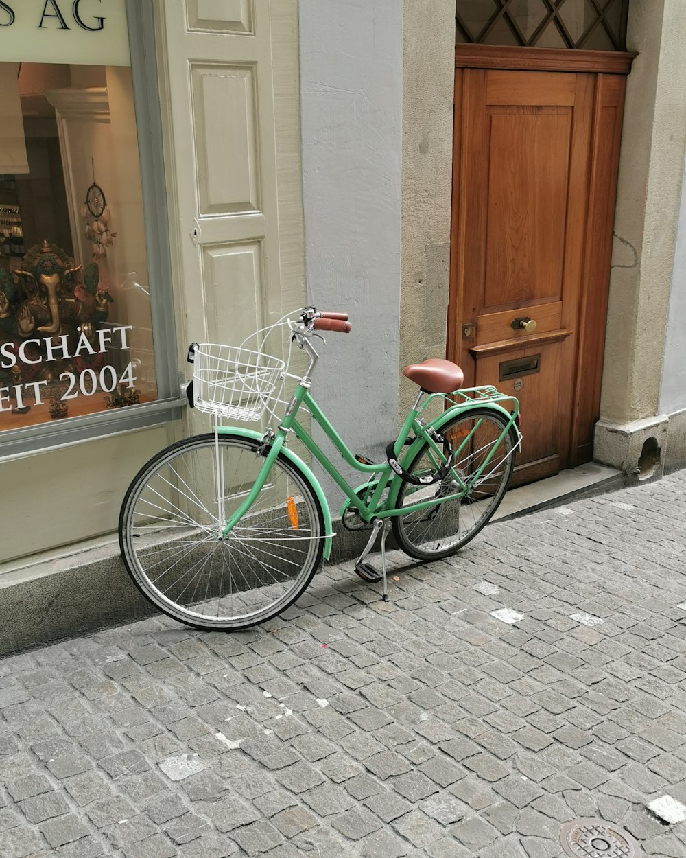 bicycle blocking door