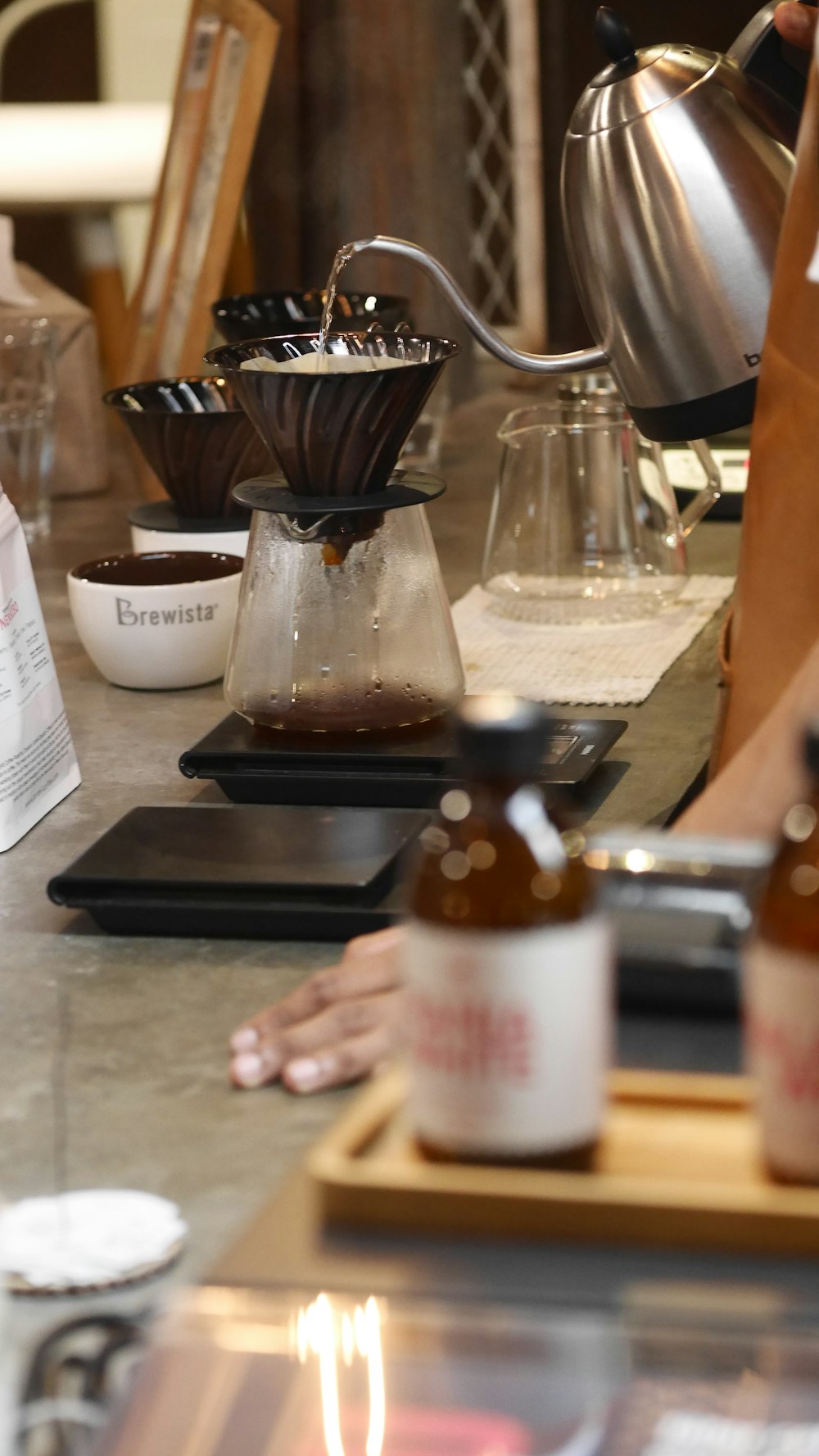 cafetière infusée noire