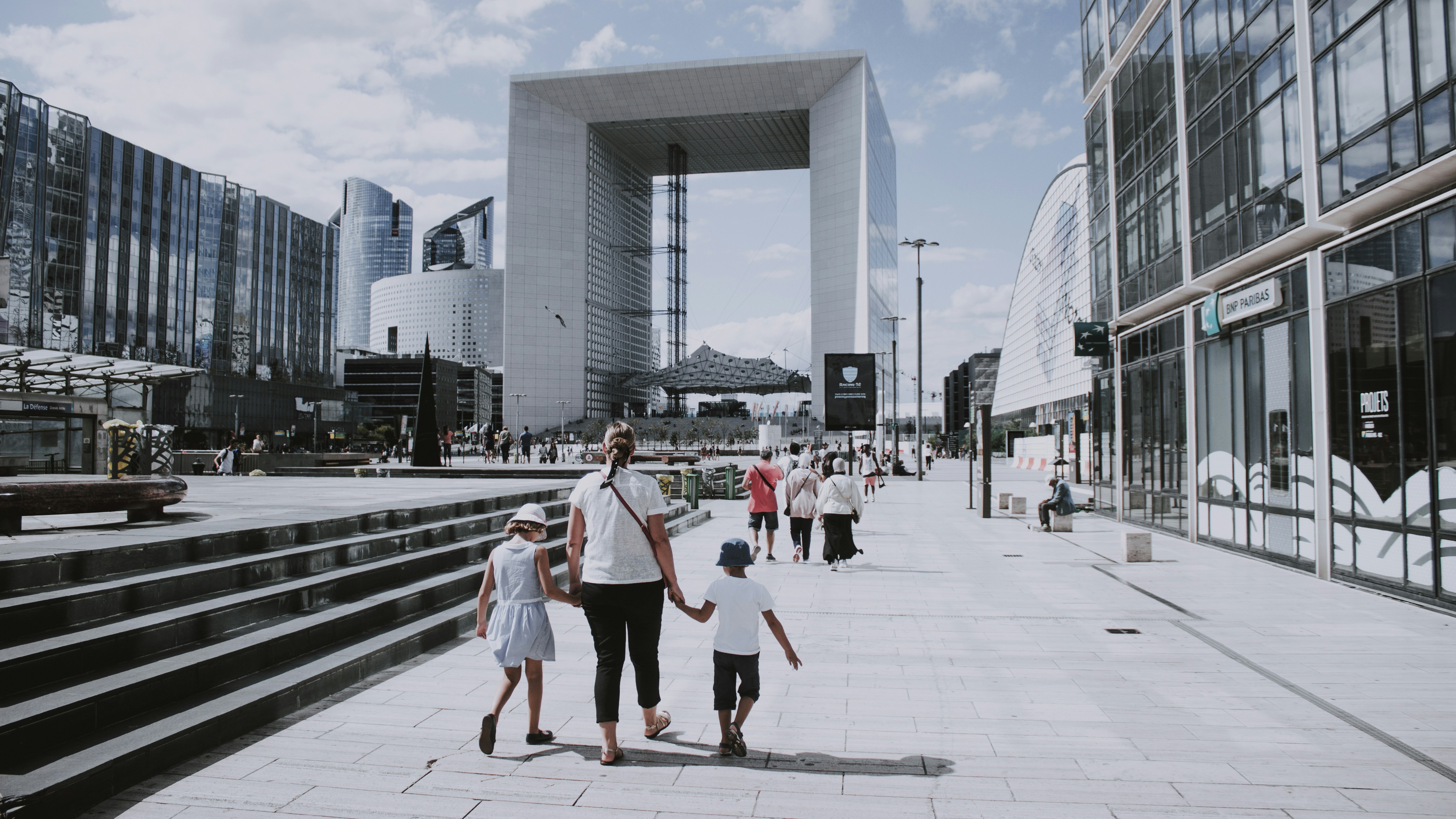 family in a safe, easy-to-steer city like London or Copenhagen - best international trips with kids