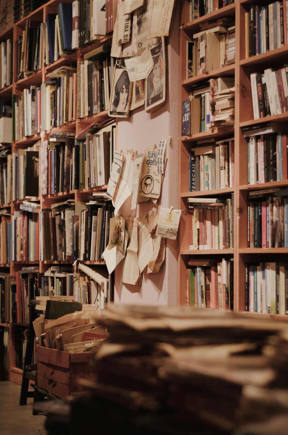 books in shelves