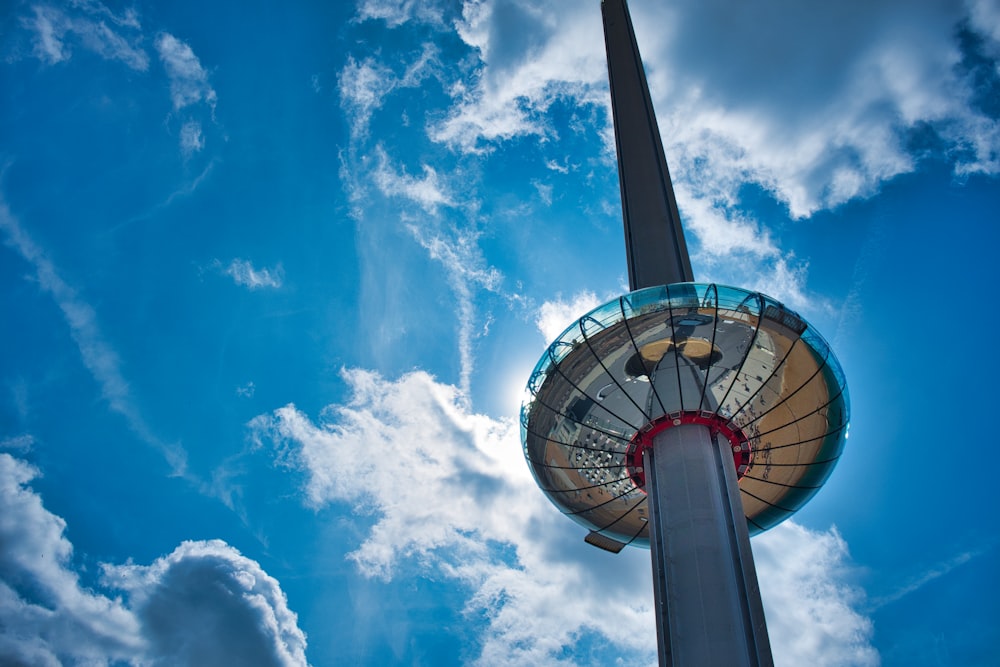 low angle photo of space needle