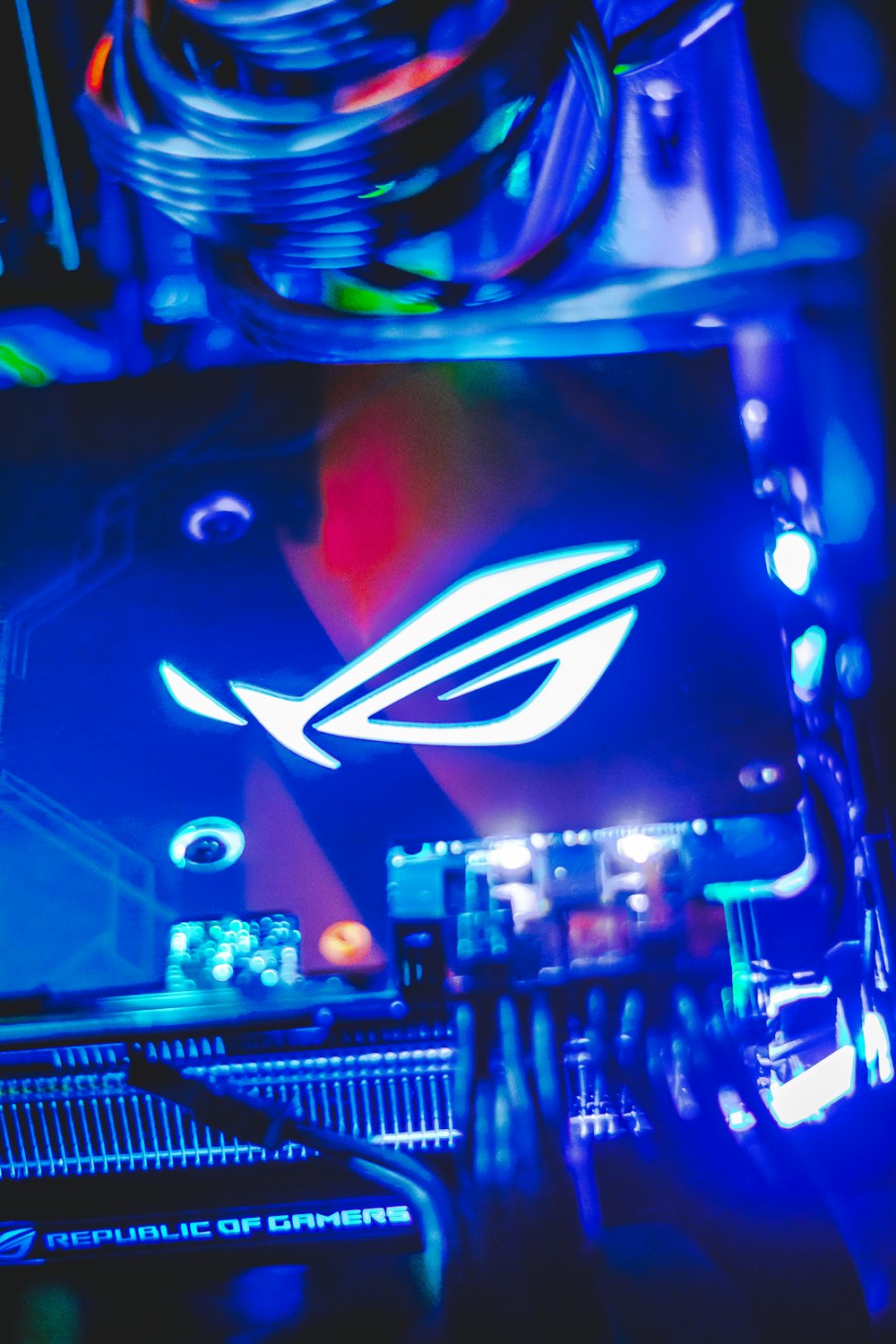 close view of ASUS ROG device