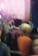 a blurry photo of a crowd of people