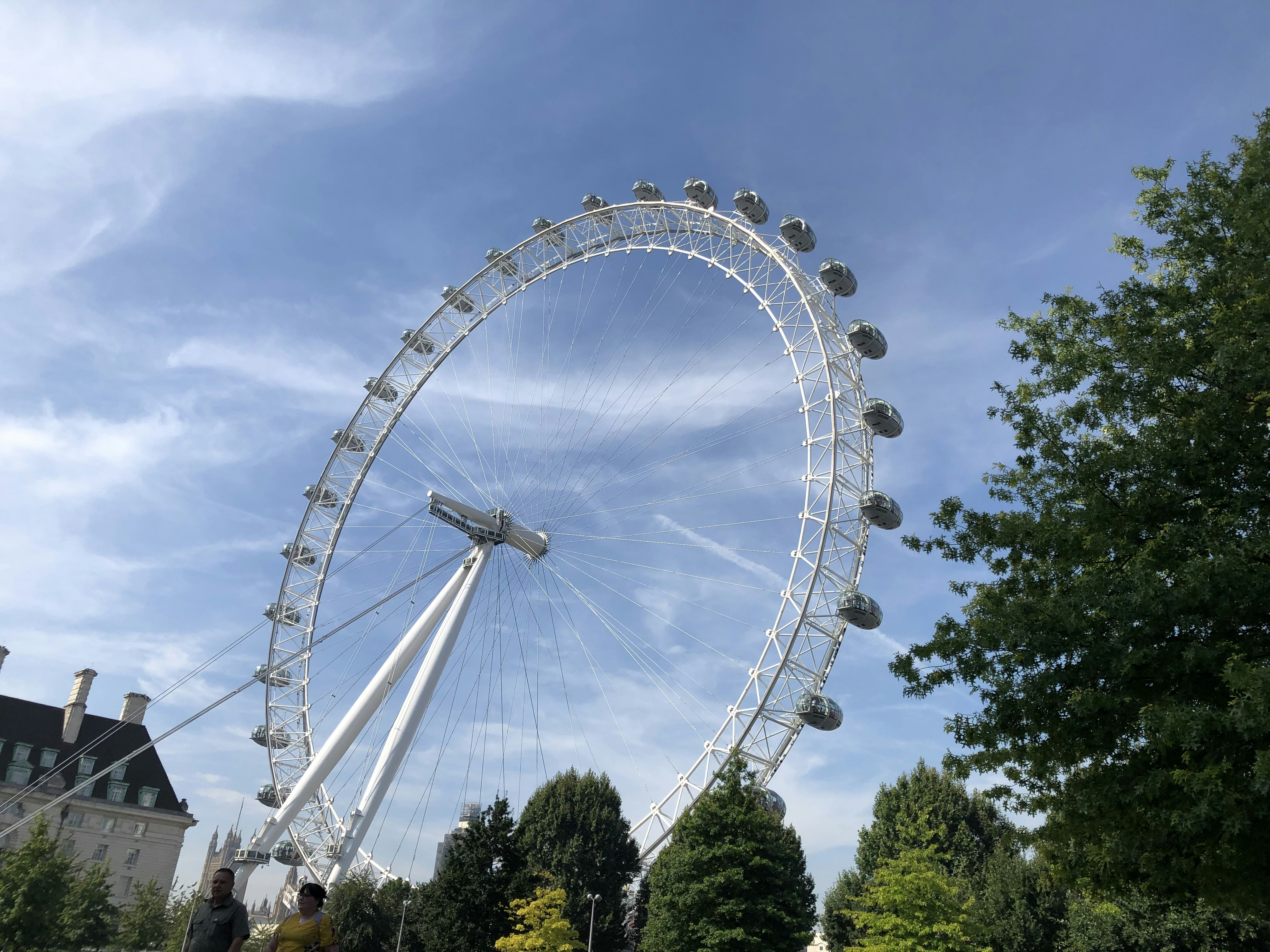 white ferris wheel