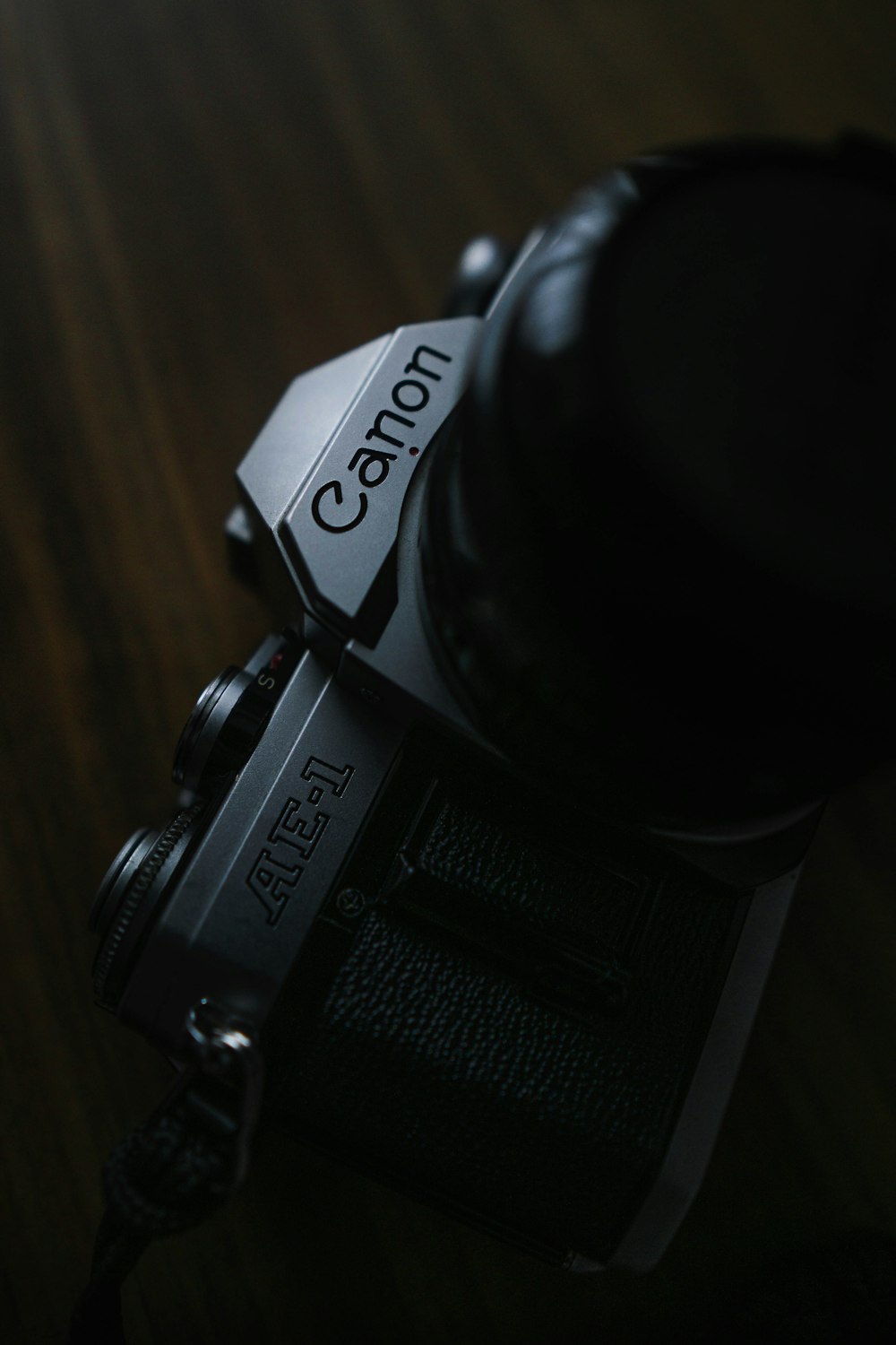 gray Canon AE-1 camera