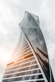 architectural photography of glass building