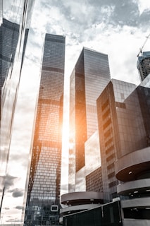 gray high-rise buildings