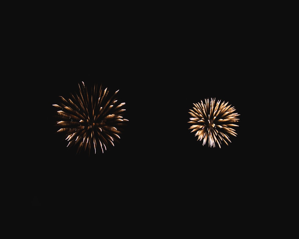 two fireworks
