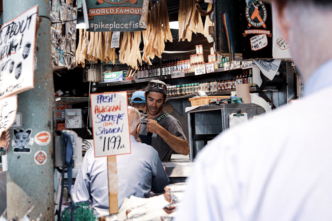 people inside shop