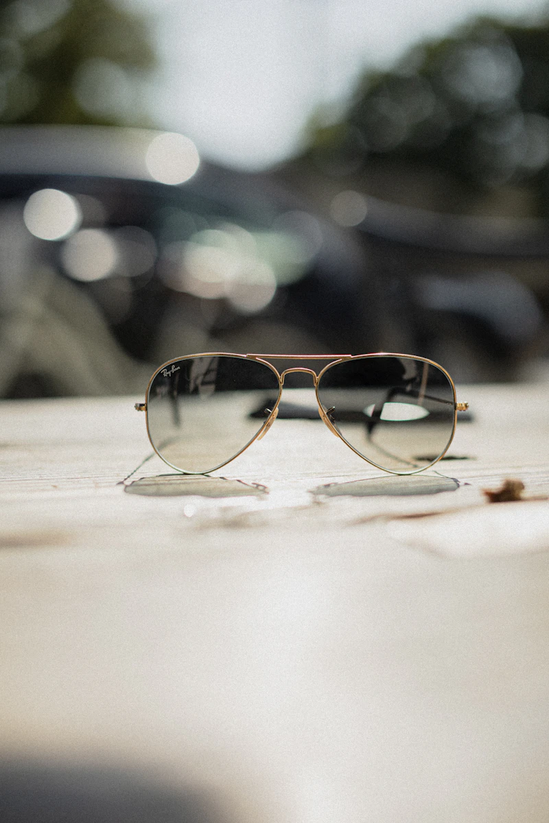 Solvane Eyewear 18K 골드 디테일 선글라스 — 2