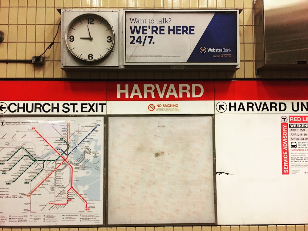 Harvard signage