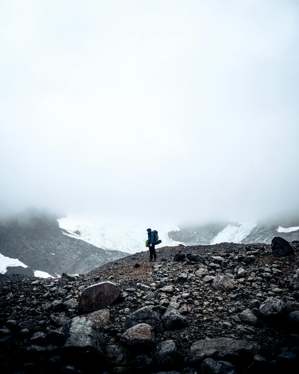 unknown person standing outdoors