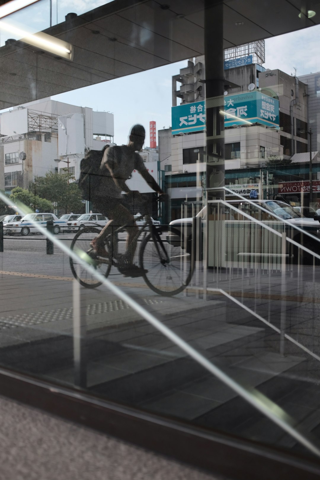 man riding bicycle