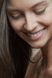 woman smiling face