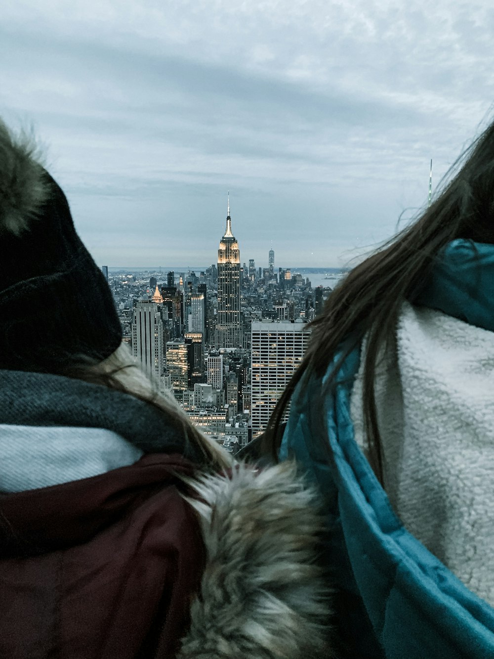 aerial photography of New York City under blue and white skies during daytime