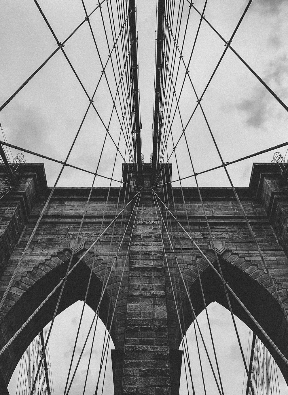 grey suspension bridge