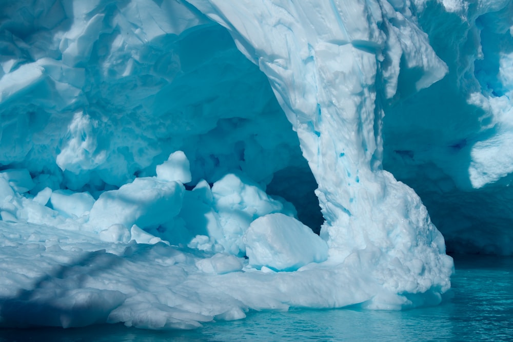 iceberg and water