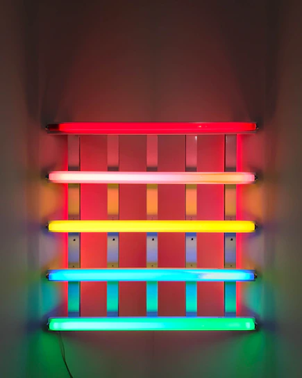 assorted-color fluorescent lights