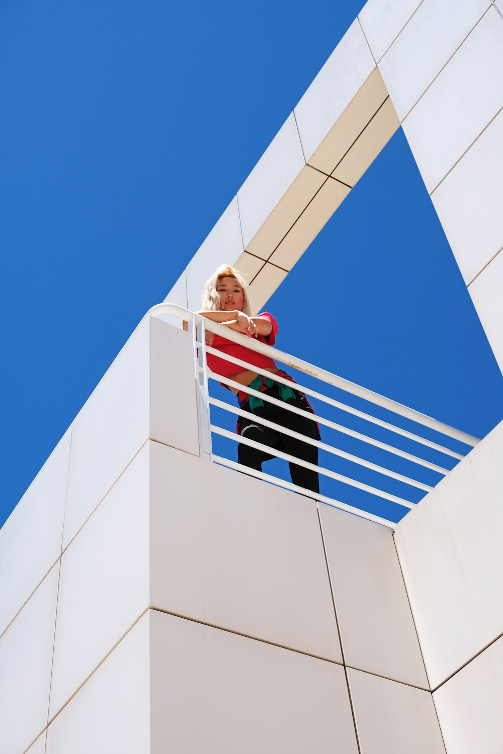 woman standing indoors