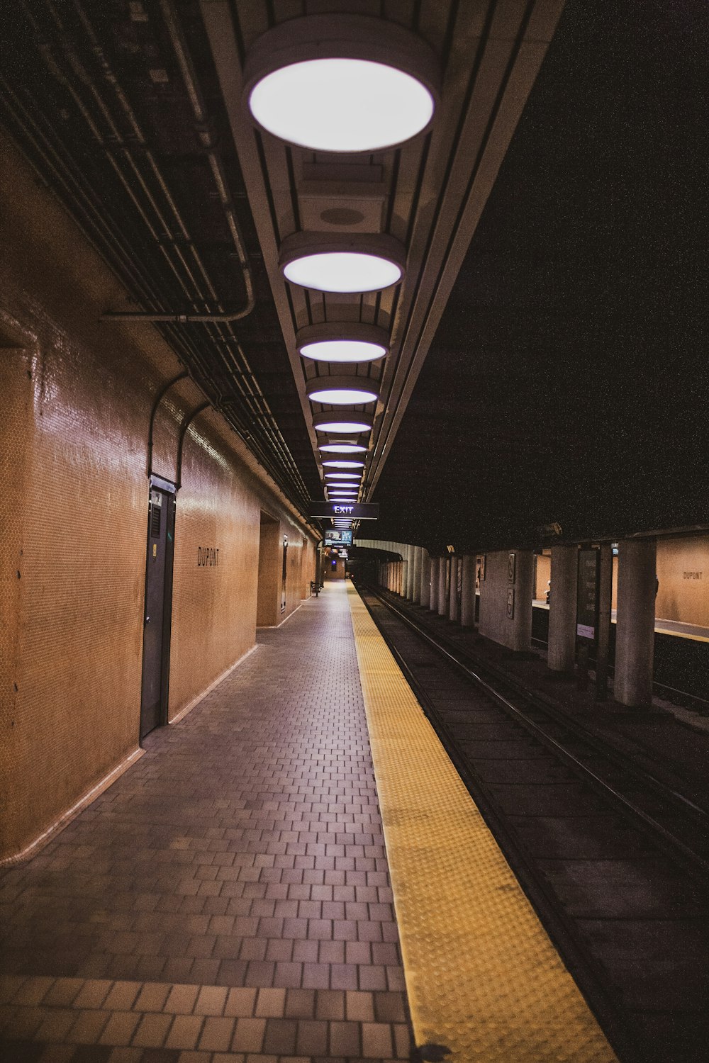 empty train hallway