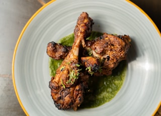 fried chicken dish on plate