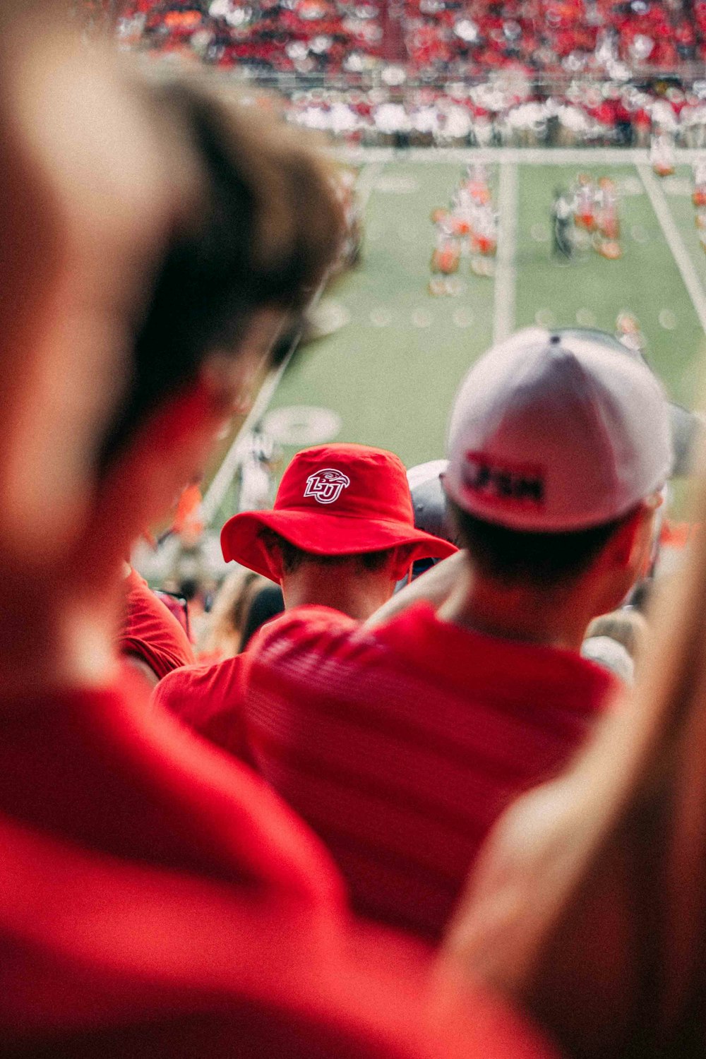 people watching game on stadium