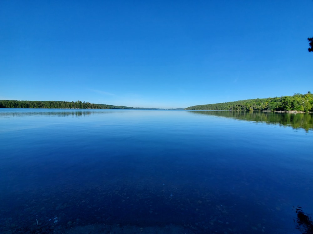 calm body of water