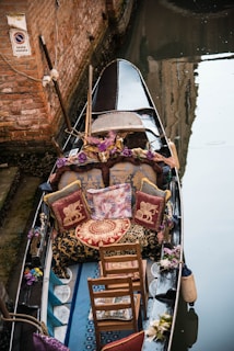 Before and after images of a gondola remodeling project.