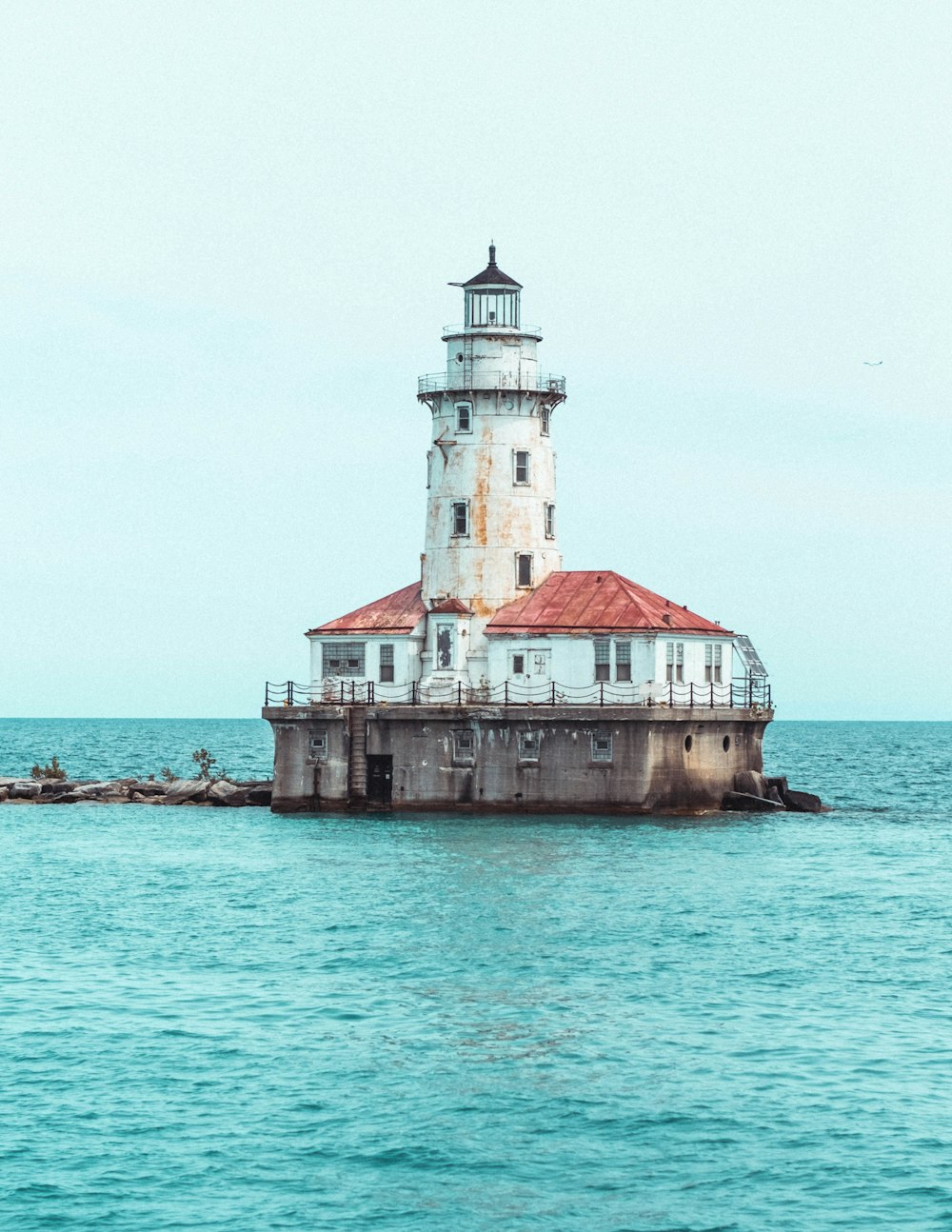 white lighthouse